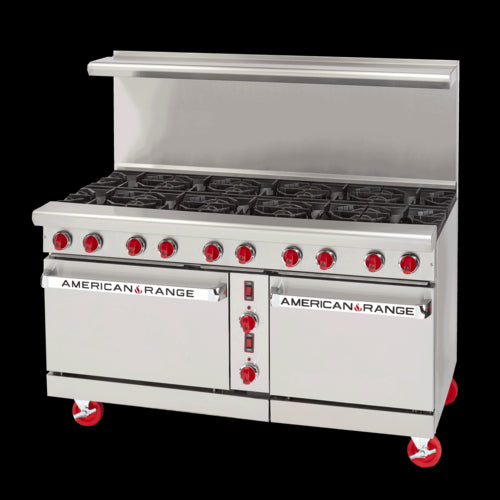 American Range ARGF-12G-8B-CL Range, 60" Restaurant, Gas