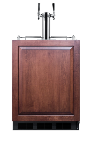 Summit Commercial SBC58BLBIADAIFTWINCFB Nitro Cold Brew Coffee Dispenser