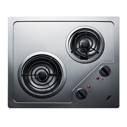 Summit Commercial CR2B122 Hotplate, Built-In, Electric