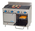 Comstock-Castle F3218-4RB Range, 48" Restaurant, Gas