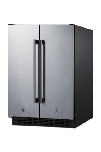 Summit Commercial FFRF24SS Refrigerator Freezer, Reach-In