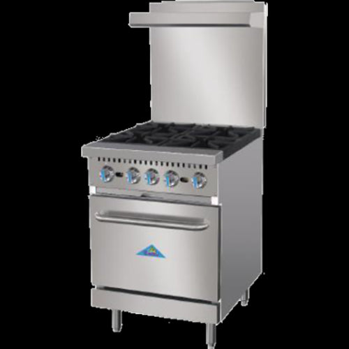 Comstock-Castle R4 Range, 24" Restaurant, Gas