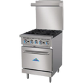 Comstock-Castle R4 Range, 24" Restaurant, Gas
