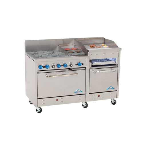 Comstock-Castle F33018-1RB-24B Range, 60" Restaurant, Gas