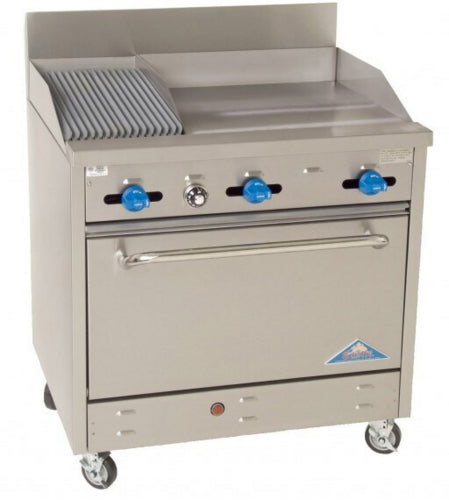 Comstock-Castle F330-24-1RB Range, 36" Restaurant, Gas
