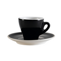 CAC E-3-BLK Cup & Saucer Sets