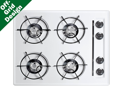 Summit Commercial WLL03P Hotplate, Built-In, Gas