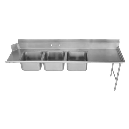 Advance Tabco DTC93-1620-8R Dishtable, with Potsinks