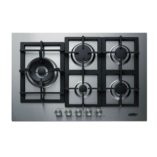 Summit Commercial GCJ5SS Hotplate, Built-In, Gas