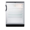 Summit Commercial SCR600BGLBI Refrigerator, Merchandiser, Countertop