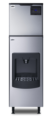 Summit Commercial BIM350KDISP Ice Maker with Bin, Cube-Style