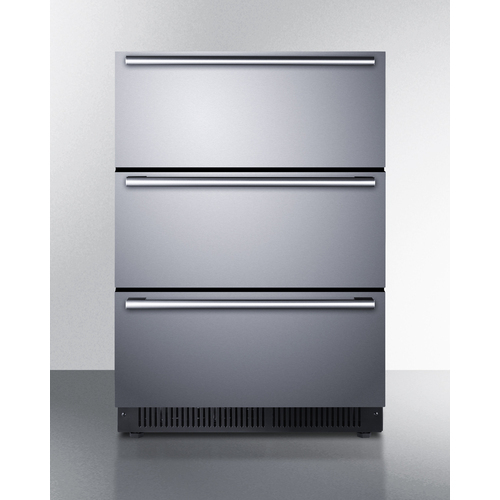 Summit Commercial SP6DS3D Refrigerator, Undercounter, Reach-In