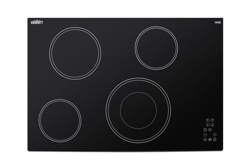 Summit Commercial CR4B30T11B Hotplate, Built-In, Electric