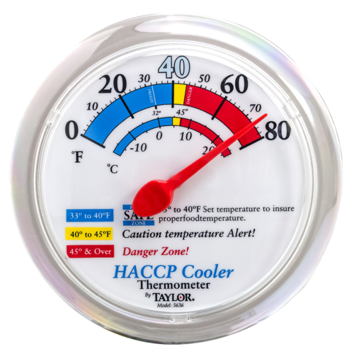 Taylor Precision 5636 Thermometer, Time Temp HACCP