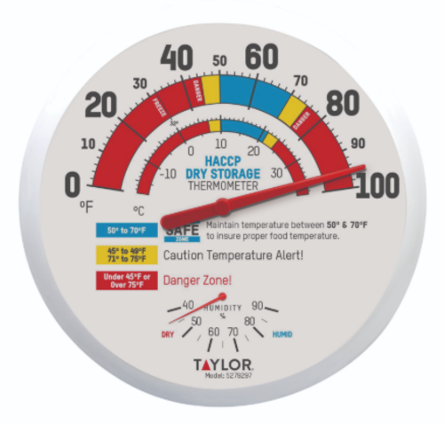 Taylor Precision 5279297 Thermometer, Time Temp HACCP