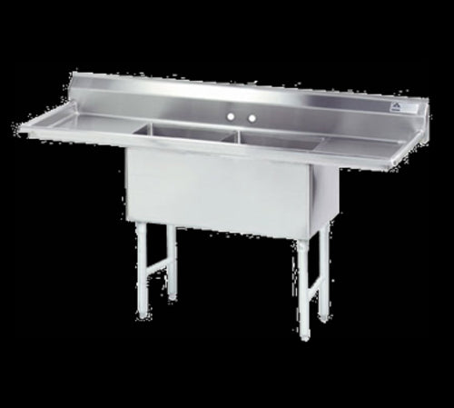 Advance Tabco FS-2-2030-24L Sink, (2) Two Compartment