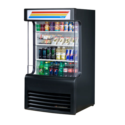 True Mfg. - General Foodservice TAC-14GS-LD Merchandiser, Open Refrigerated Display