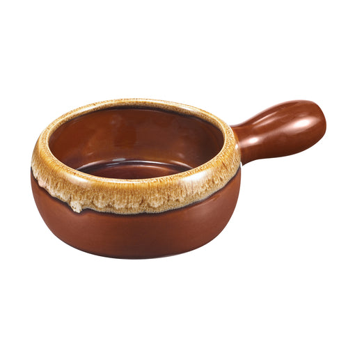 Browne USA Foodservice 744053BR Soup Bowl Crock, Onion