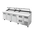 True Mfg. - General Foodservice TPP-AT-119D-2-HC Refrigerated Counter, Pizza Prep Table