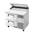 True Mfg. - General Foodservice TPP-AT-44D-2-HC Refrigerated Counter, Pizza Prep Table