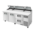 True Mfg. - General Foodservice TPP-AT2-93D-2-HC Refrigerated Counter, Pizza Prep Table
