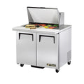 True Mfg. - General Foodservice TSSU-36-12M-B-HC Refrigerated Counter, Mega Top Sandwich / Salad Unit