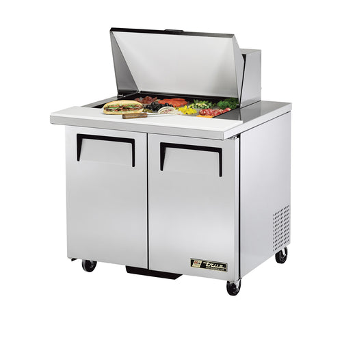True Mfg. - General Foodservice TSSU-36-15M-B-HC Refrigerated Counter, Mega Top Sandwich / Salad Unit