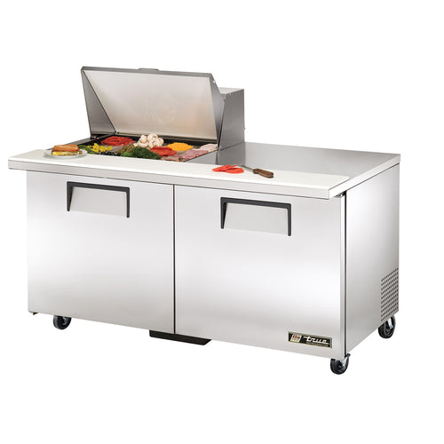 True Mfg. - General Foodservice TSSU-60-12M-B-HC Refrigerated Counter, Mega Top Sandwich / Salad Unit