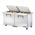True Mfg. - General Foodservice TSSU-60-24M-B-DS-ST-HC Refrigerated Counter, Mega Top Sandwich / Salad Unit