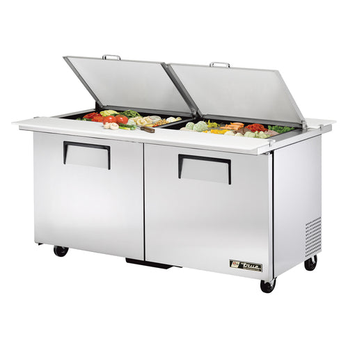 True Mfg. - General Foodservice TSSU-60-24M-B-DS-ST-HC Refrigerated Counter, Mega Top Sandwich / Salad Unit