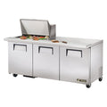 True Mfg. - General Foodservice TSSU-72-12M-B-HC Refrigerated Counter, Mega Top Sandwich / Salad Unit