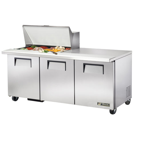True Mfg. - General Foodservice TSSU-72-15M-B-HC Refrigerated Counter, Mega Top Sandwich / Salad Unit