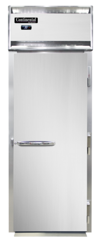 Continental D1RINSART-SD-GD Refrigerator, Roll-Thru