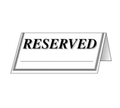 Admiral Craft RES-48PK Tabletop Sign, Tent / Card