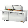 True Mfg. - General Foodservice TSSU-72-24M-B-ST-HC Refrigerated Counter, Mega Top Sandwich / Salad Unit