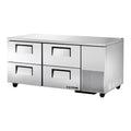 True Mfg. - General Foodservice TUC-67D-4-HC Refrigerator, Undercounter, Reach-In