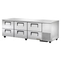 True Mfg. - General Foodservice TUC-93D-6-HC Refrigerator, Undercounter, Reach-In