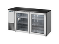True Mfg. - General Foodservice TBB24-60-2G-Z1-BST-S-1 Back Bar Cabinet, Refrigerated