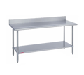 Duke Manufacturing 316-2472-5R Work Table,  63" - 72", Stainless Steel Top