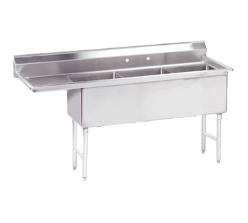 Advance Tabco FS-3-1824-18L Sink, (3) Three Compartment