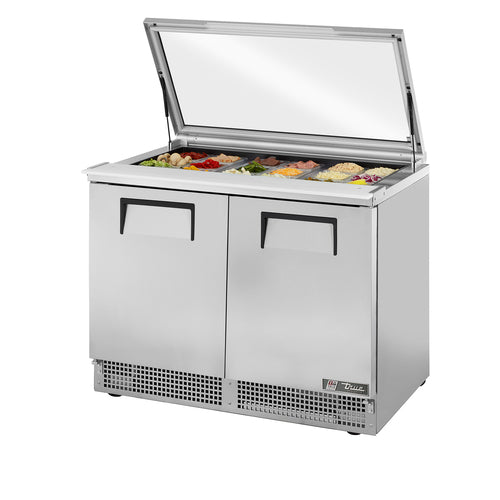 True Mfg. - General Foodservice TFP-48-18M-HC~FGLID Refrigerated Counter, Mega Top Sandwich / Salad Unit
