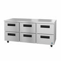 Hoshizaki UR72B-D6 Refrigerator, Undercounter, Reach-In
