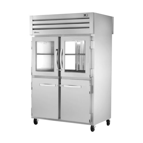 True Mfg. - General Foodservice STA2RPT-2HG/2HS-2G-HC Refrigerator, Pass-Thru