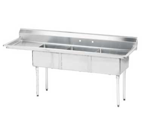 Advance Tabco FE-3-1620-18L-X Sink, (3) Three Compartment