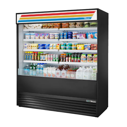 True Mfg. - General Foodservice TOAM-72-HC~TSL01 Merchandiser, Open Refrigerated Display