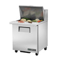 True Mfg. - General Foodservice TSSU-27-12M-B-HC Refrigerated Counter, Mega Top Sandwich / Salad Unit