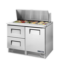 True Mfg. - General Foodservice TFP-48-18M-D-2-HC Refrigerated Counter, Mega Top Sandwich / Salad Unit