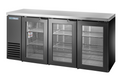 True Mfg. - General Foodservice TBB24-72-3G-Z1-SFT-B-1 Back Bar Cabinet, Refrigerated