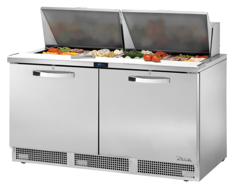 True Mfg. - General Foodservice TFP-64-24M-HC~SPEC3 Refrigerated Counter, Mega Top Sandwich / Salad Unit