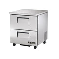 True Mfg. - General Foodservice TUC-27F-D-2-HC Freezer, Undercounter, Reach-In